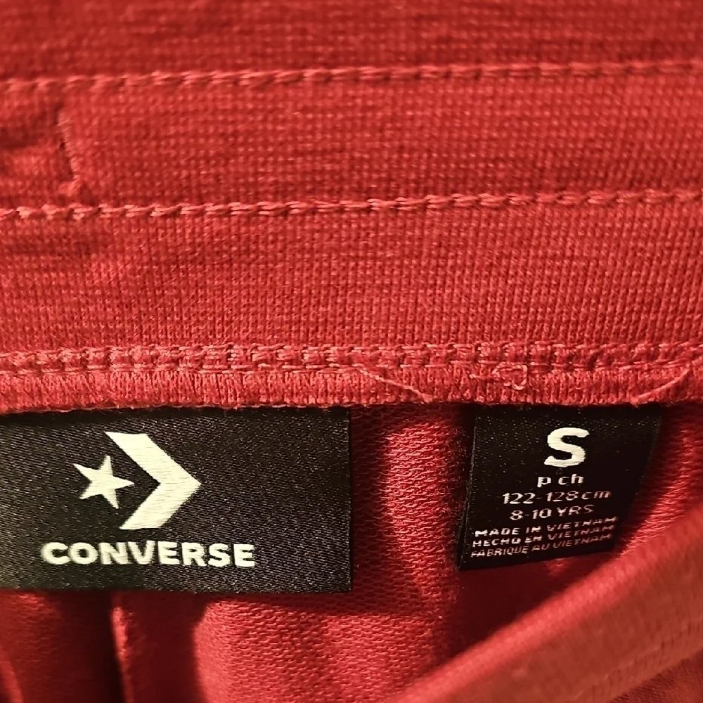 Converse NWT Girls Sweet Beet Joggers Worh Gold Writing On Leg Size Small